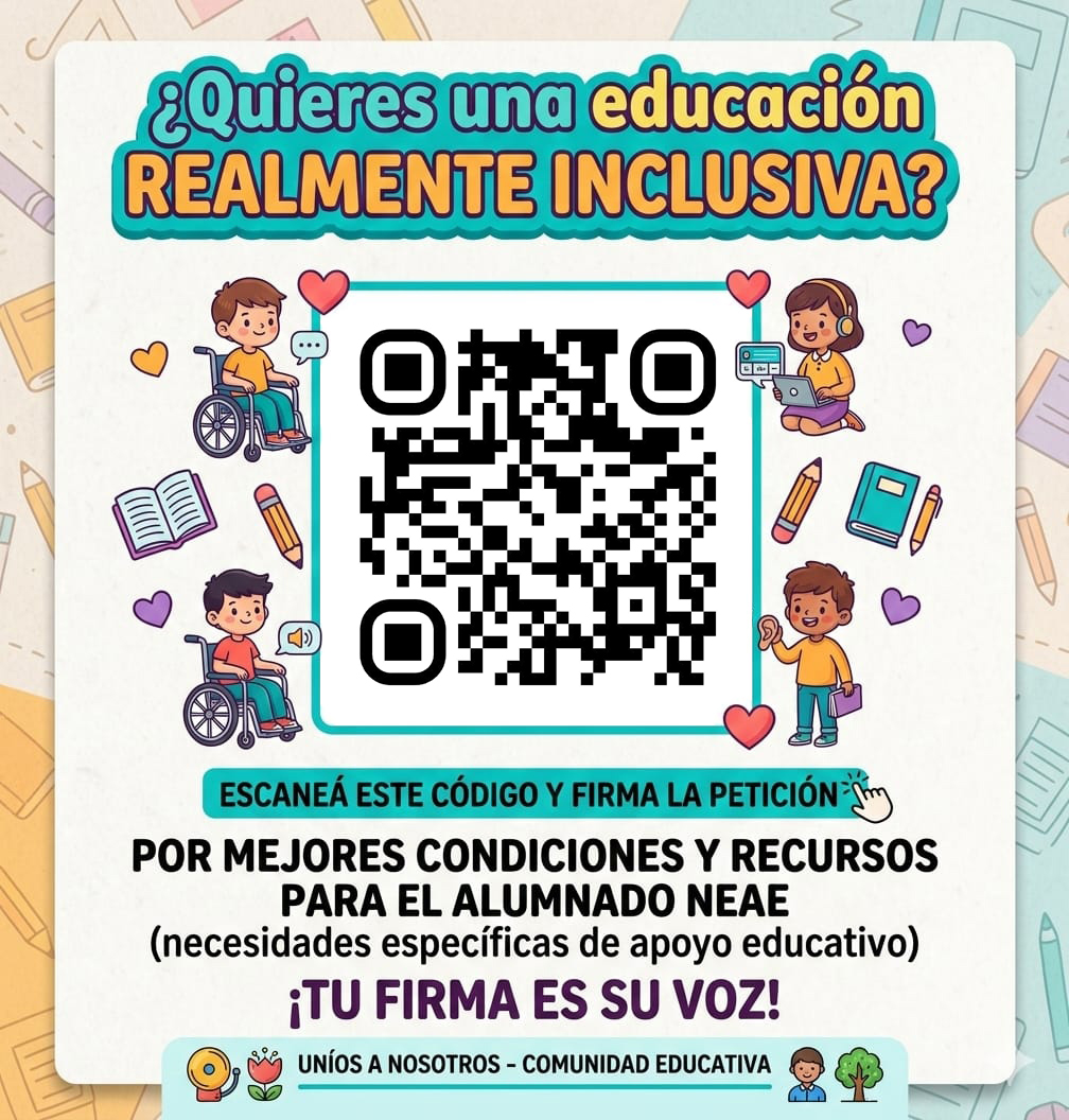Código QR para firmar la petición